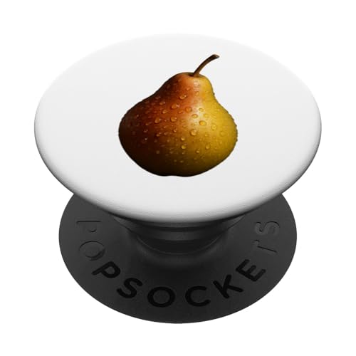 Realistische Birnenfrucht - minimalistisches ästhetisches Design PopSockets Klebender PopGrip Realistische Birnenfrucht - minimalistisches ästhetisches Design PopSockets Klebender PopGrip von LetterTrunk