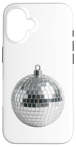 Silber Discokugel - Retro Minimal Dancecore Ästhetisches Design Hülle für iPhone 16 Silber Discokugel - Retro Minimal Dancecore Ästhetisches Design Hülle für iPhone 16 von LetterTrunk
