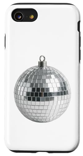 Silber Discokugel - Retro Minimal Dancecore Ästhetisches Design Hülle für iPhone SE (2020) / 7 / 8 von LetterTrunk