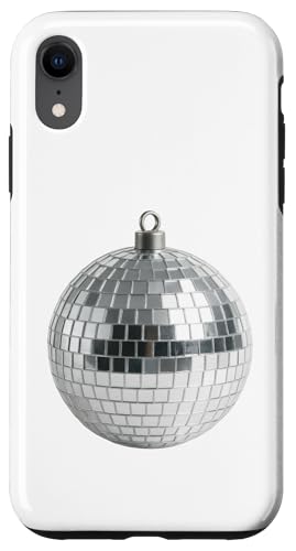 Silber Discokugel - Retro Minimal Dancecore Ästhetisches Design Hülle für iPhone XR Silber Discokugel - Retro Minimal Dancecore Ästhetisches Design Hülle für iPhone XR von LetterTrunk