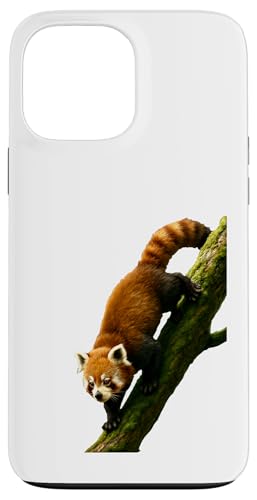Tree Descent Red Panda Jungle Motion Ästhetisches Design Hülle für iPhone 13 Pro Max von LetterTrunk