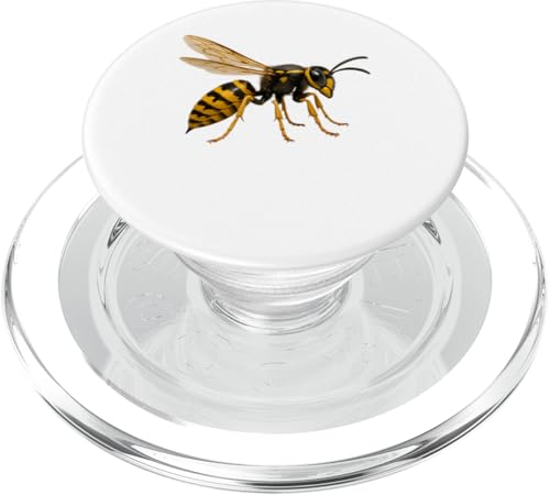 Wespen-Nahaufnahme – Hyperreal Insectcore Minimalistisches Kunstdesign PopSockets PopGrip für MagSafe Wespen-Nahaufnahme – Hyperreal Insectcore Minimalistisches Kunstdesign PopSockets PopGrip für MagSafe von LetterTrunk