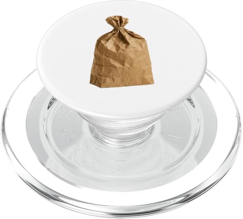 Zerknitterte Papiertüte - Minimal Aesthetic Art Design PopSockets PopGrip für MagSafe Zerknitterte Papiertüte - Minimal Aesthetic Art Design PopSockets PopGrip für MagSafe von LetterTrunk