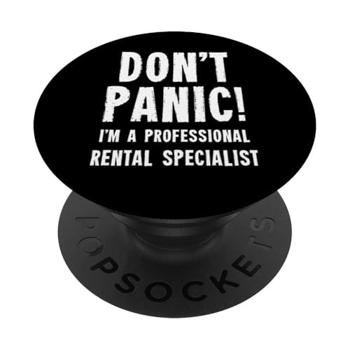 Vermietungsspezialist PopSockets Klebender PopGrip von Letting & Rental Agency Team Gifts & T-Shirts