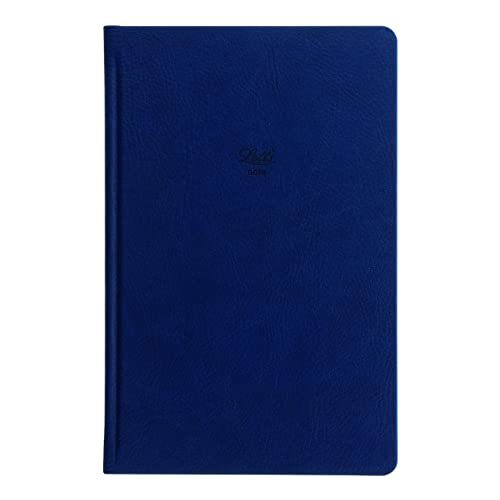 LETTS Note Origins Collection Notizbuch in Buchgröße, liniert, 240 Seiten, cremefarbenes Papier, 20 x 12,7 cm, Marineblau (B090092) von Letts of London