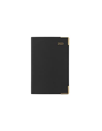 Letts Classic Compact Pocket Wochenansicht, 2023, Schwarz von Letts of London