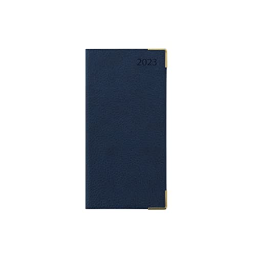 Letts Connoisseur Slim Wochenansicht mit Terminen 2023 - Blau von Letts of London