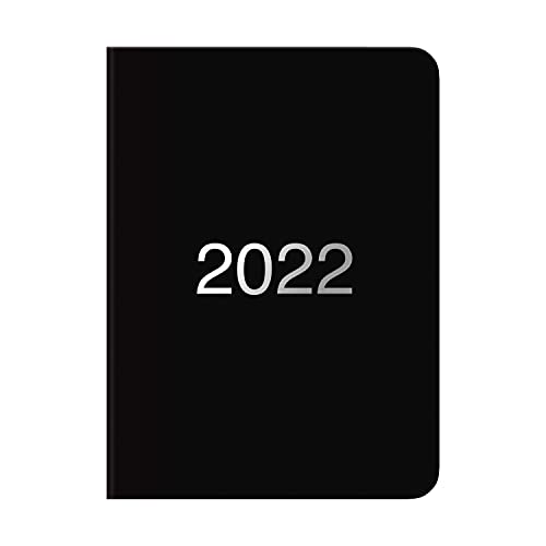 Letts Dazzle Terminplaner 2022, A6, Wochenansicht, Schwarz von Letts of London