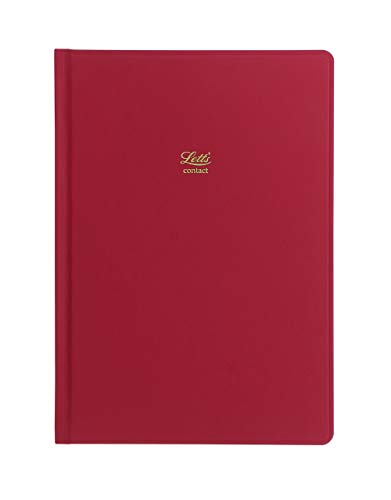 Letts Icon A5 Adressbuch rot von Letts of London