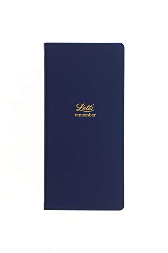Letts Icon Slim Pkt Passwortbuch, Marineblau von Letts of London