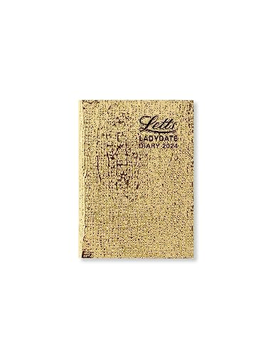 Letts Ladydate Gold 2024 Tagebuch – Mini Pocket Wochenansicht von Letts of London