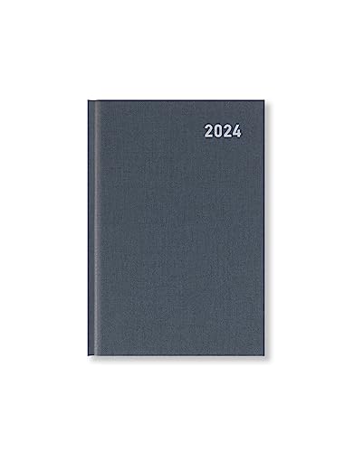 Letts Principal Terminkalender 2024, Taschenformat, Wochenansicht, Grau von Letts of London