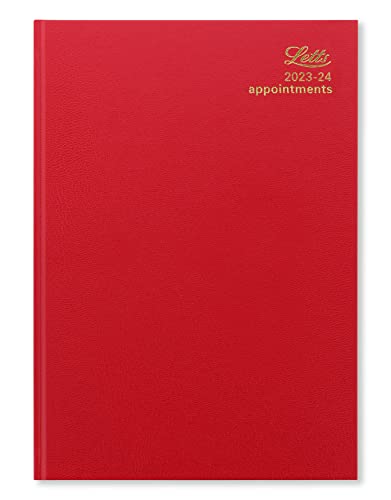 Letts Standard Schülerkalender 2023/2024, A4, Tagesansicht, mit Terminplaner, Rot von Letts of London
