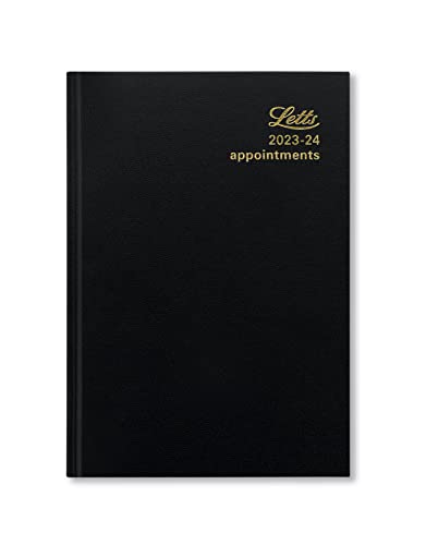 Letts Standard Schülerkalender 2023/2024, A4, Tagesansicht, mit Terminplaner, Schwarz von Letts of London