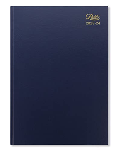 Letts Standard A5 Akademischer Kalender 2023/2024 Wochenansicht, Blau von Letts of London