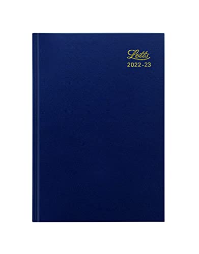 Letts Standard A5 Akademischer Terminplaner 22-23 Wochenansicht 13 Monate blau von Letts of London