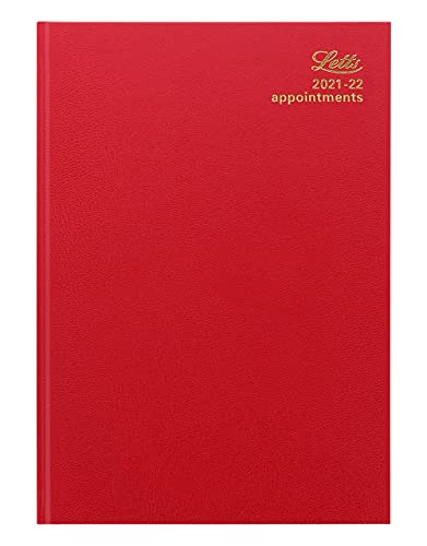 Letts Standard Schülerkalender 2021–2022, A4, 1 Tag pro Seite, Rot von Letts of London