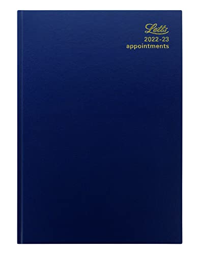 Letts Standard Schülerkalender 2022-2023, A4, ein Tag pro Seite, mit Terminen, Blau von Letts of London