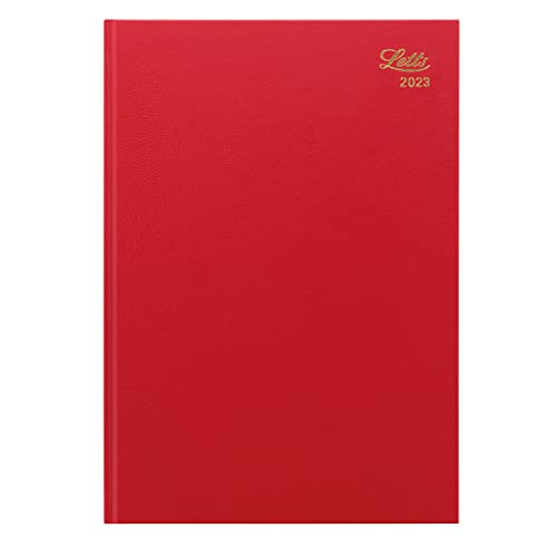 Letts Standard Wochenplaner 2023, A4, Rot von Letts of London