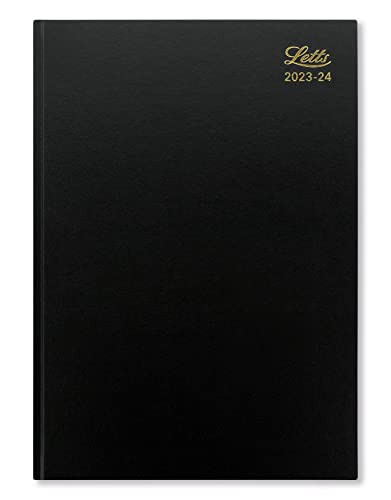 Letts Standard Schülerkalender 2023/2024, A4, Wochenansicht, 13 Monate, Schwarz von Letts of London