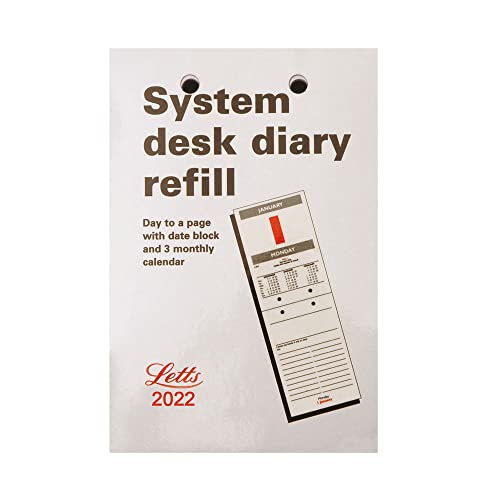 Letts System Desk Refill 2022 von Letts of London