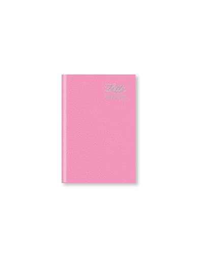 Letts of London Akademischer Kalender 2024/2025 mit Wochenansicht, Standard Mini Pocket – Rosa von Letts of London