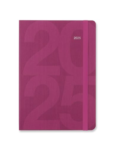 Letts of London Block A5 Wochenansicht 2025 Terminplaner – Rosa von Letts of London