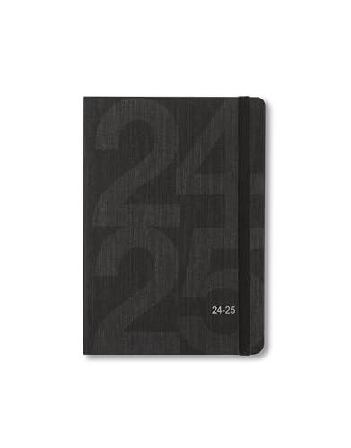 Letts of London Block A6 Schülerkalender 2024/2025 Wochenansicht Schwarz von Letts of London