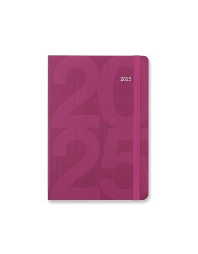 Letts of London Block A6 Wochenansicht 2025 Terminplaner – Rosa von Letts of London