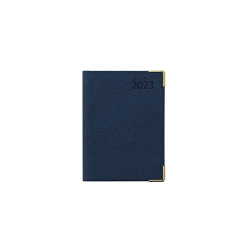 Letts of London Connoisseur Mini Pocket Wochenansicht 2023 - Blau, 23-TC3EPBL von Letts of London