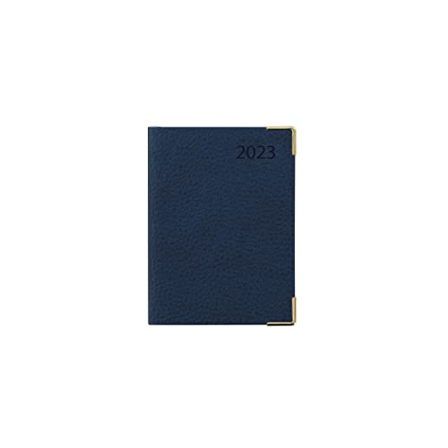 Letts of London Connoisseur Mini Pocket Wochenansicht 2023 - Blau, 23-TC3EPBL von Letts of London