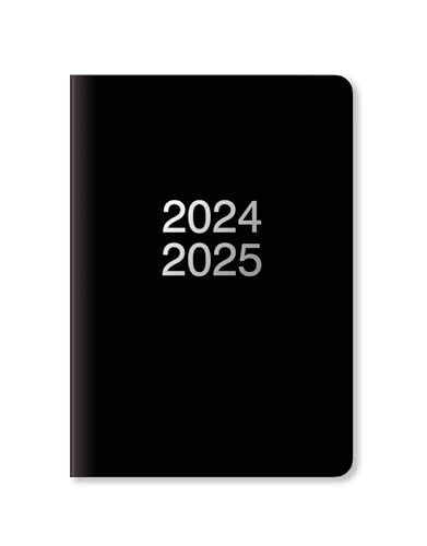Letts of London Dazzle Schülerkalender 2024/2025, A5, Wochenansicht, Schwarz von Letts of London