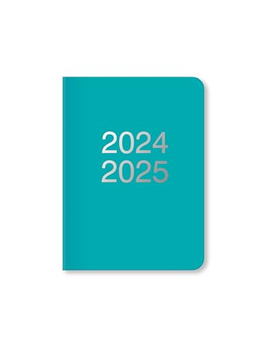 Letts of London Dazzle Schülerkalender 2024/2025, A6, Tagesansicht pro Seite, mit Terminplaner, Türkis von Letts of London