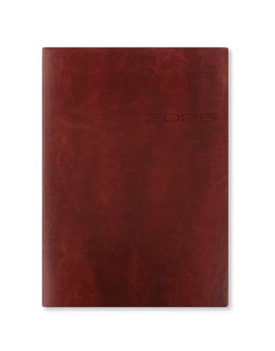 Letts of London Lecassa Terminplaner 2025, A5, Tag pro Seite, Braun von Letts of London
