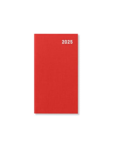 Letts of London Principal Medium Pocket Wochenansicht, 2025, Rot von Letts of London