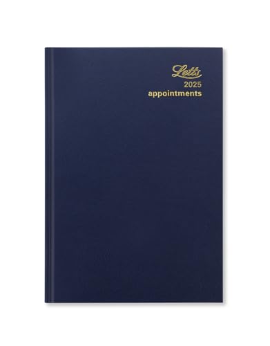 Letts of London Standard-Terminplaner 2025, A5, ein Tag pro Seite, Blau von Letts of London