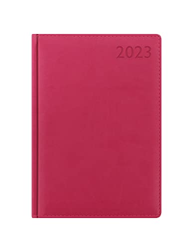 Letts of London Verona 23-080451 Tag pro Seite mit Terminen und Planern 2023 Terminkalender - Rosa von Letts of London