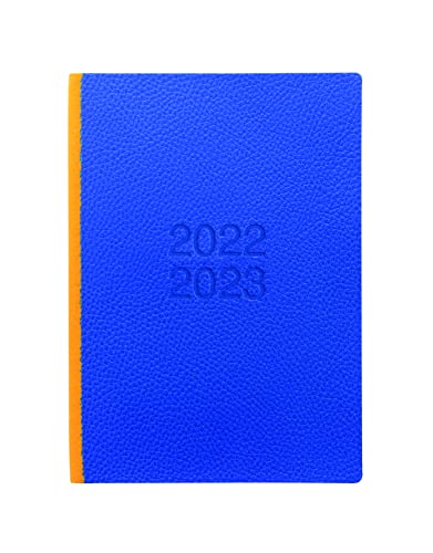 LETTS Schülerkalender, A5, 22,23 cm, Wochenansicht, Blau / Mandarine, 23-031315 von Letts