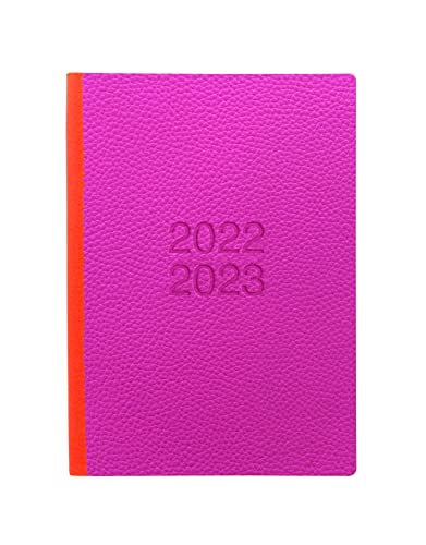 LETTS Schülerkalender, A5, 22,23 cm, Wochenansicht, Pink/Orange, 23-031314 von Letts of London