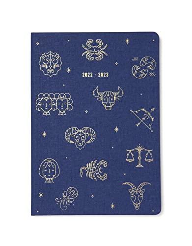 Letts Zodiac Schülerkalender, A5, Wochenansicht, 22.23, Mitternachtsblau von Letts of London