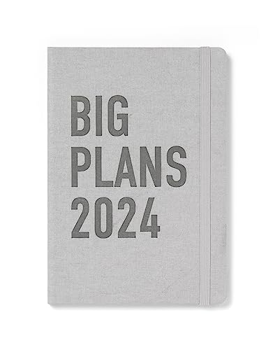 Letts of London Big Plans A5 Tag pro Seite mit Terminen mehrsprachig Stone 2024 von Letts