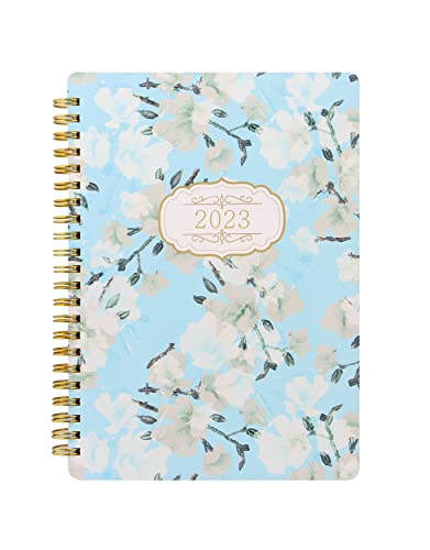 Letts of London Bloom 23-081141 Terminplaner 2023, A5, Wochenansicht, Blau von Letts