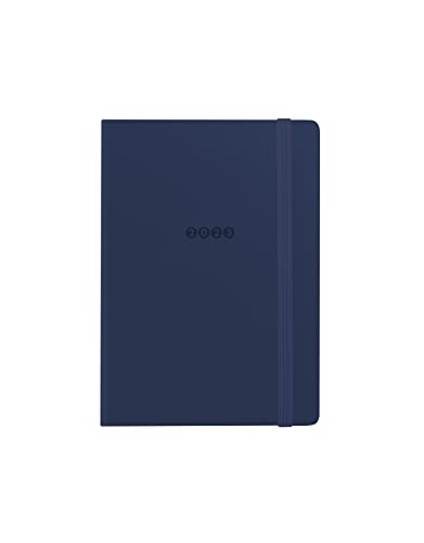 Letts of London Edge A6 Wochenansicht mit Notizen 2023 Terminplaner - Marineblau, 23-081952 von Letts