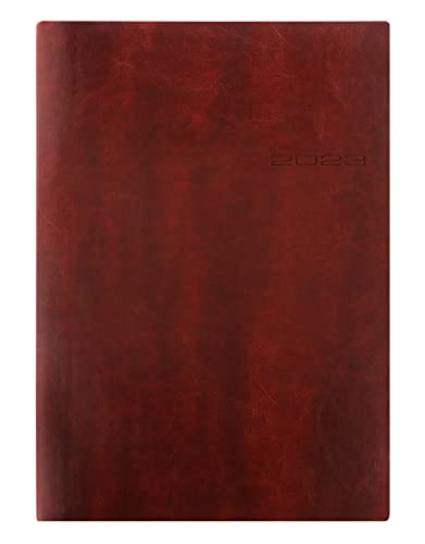 Letts of London Lecassa Wochenplaner 2023, A4, Braun, 23-080421 von Letts