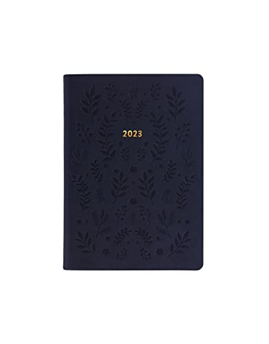 Letts of London Woodland 23-082171 Terminplaner 2023, A6, Wochenansicht, Marineblau von Letts