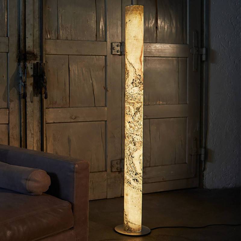LeuchtNatur Columna Weißperle edelstahl von LeuchtNatur