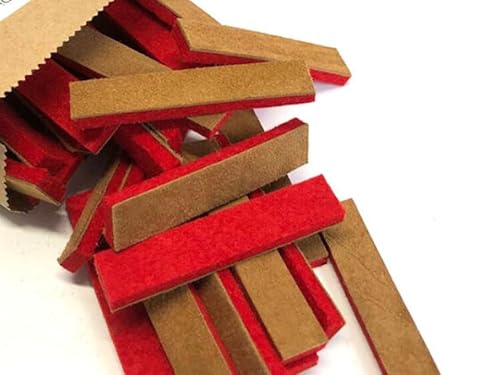 Akkordeon Klappenbeläge Set fertig geschnitten - Filz Klappen Diskant Bass accordeon felts (2. Atlantic IV Bass 3mm) von Leuchtklang