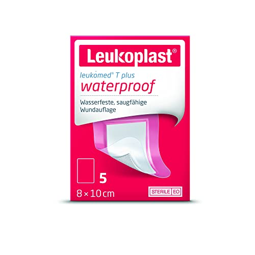 Leukomed® von Leukoplast®, weicher, steriler Wundverband, 8 x 10 cm, 5 Stück, hautfreundlich von Leukoplast