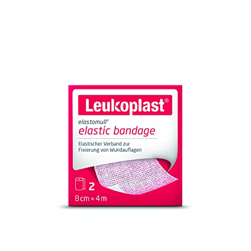 Leukoplast Elastomull Elastic Bandage 8 cm x 4 m Pack of 2 von Leukoplast