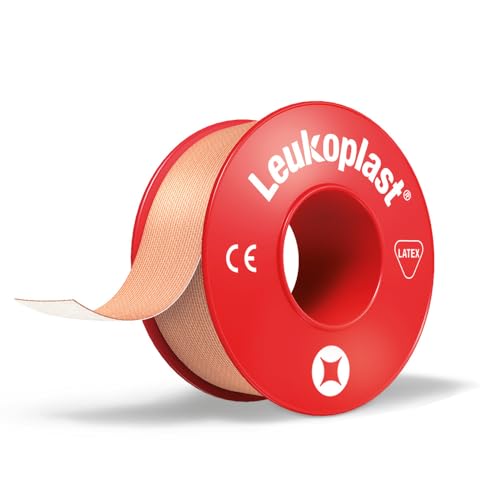 Leukoplast Rollenpflaster, medizinisches Tape zur Wundauflagen-Fixierung, 1,25 cm x 5 m, 1 Rolle von Leukoplast